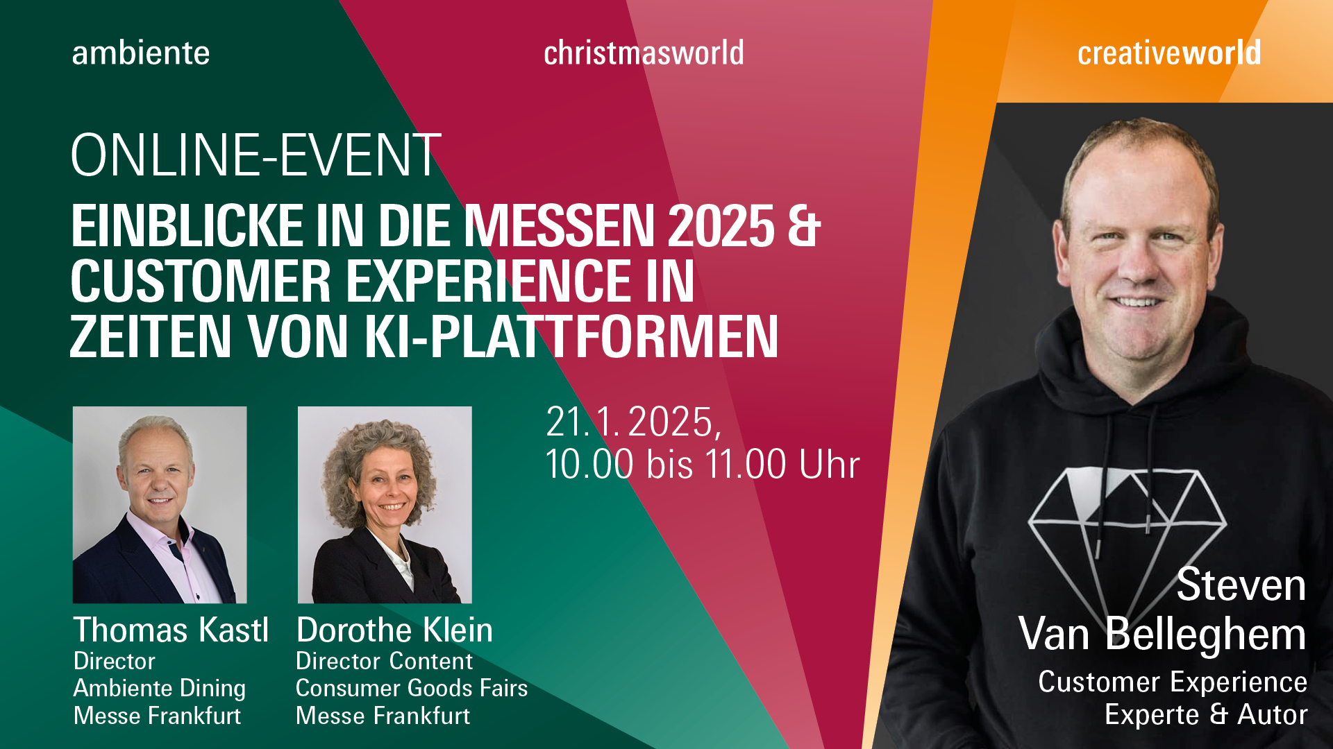 Online Event: Customer Experience in Zeiten von KI mit Steven Van Belleghem