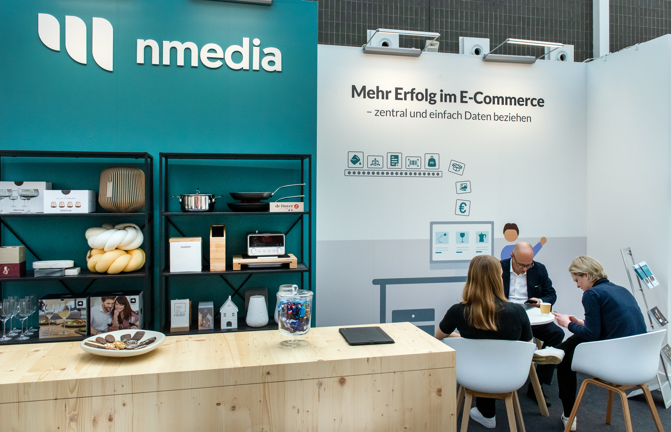 The order and content platform nmedia presents new online solutions for industry and trade at Nordstil