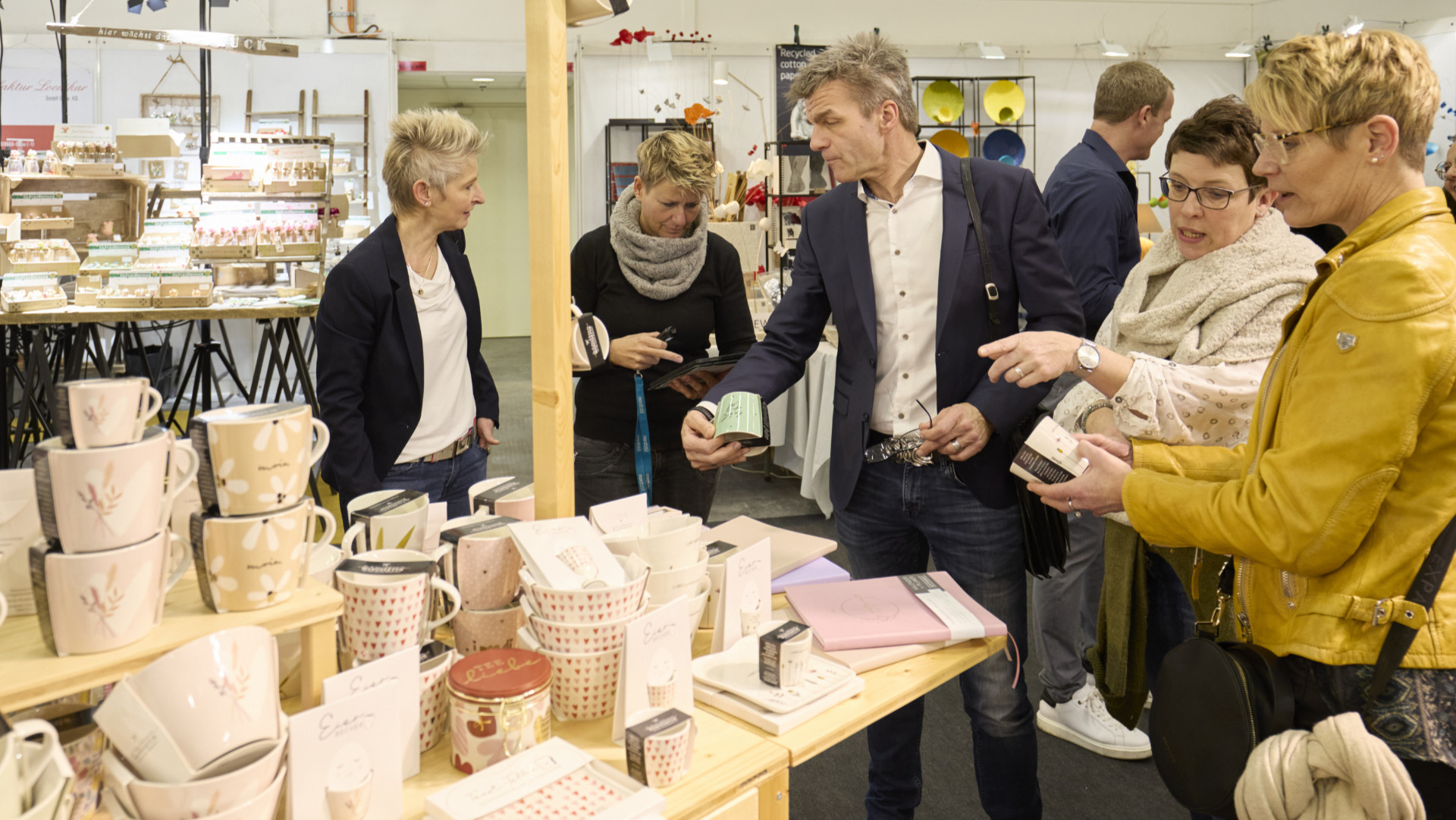 The anniversary edition of Nordstil was characterised by a lively industry exchange and a good ordering mood. Photo: Messe Frankfurt / Rolf Otzipka