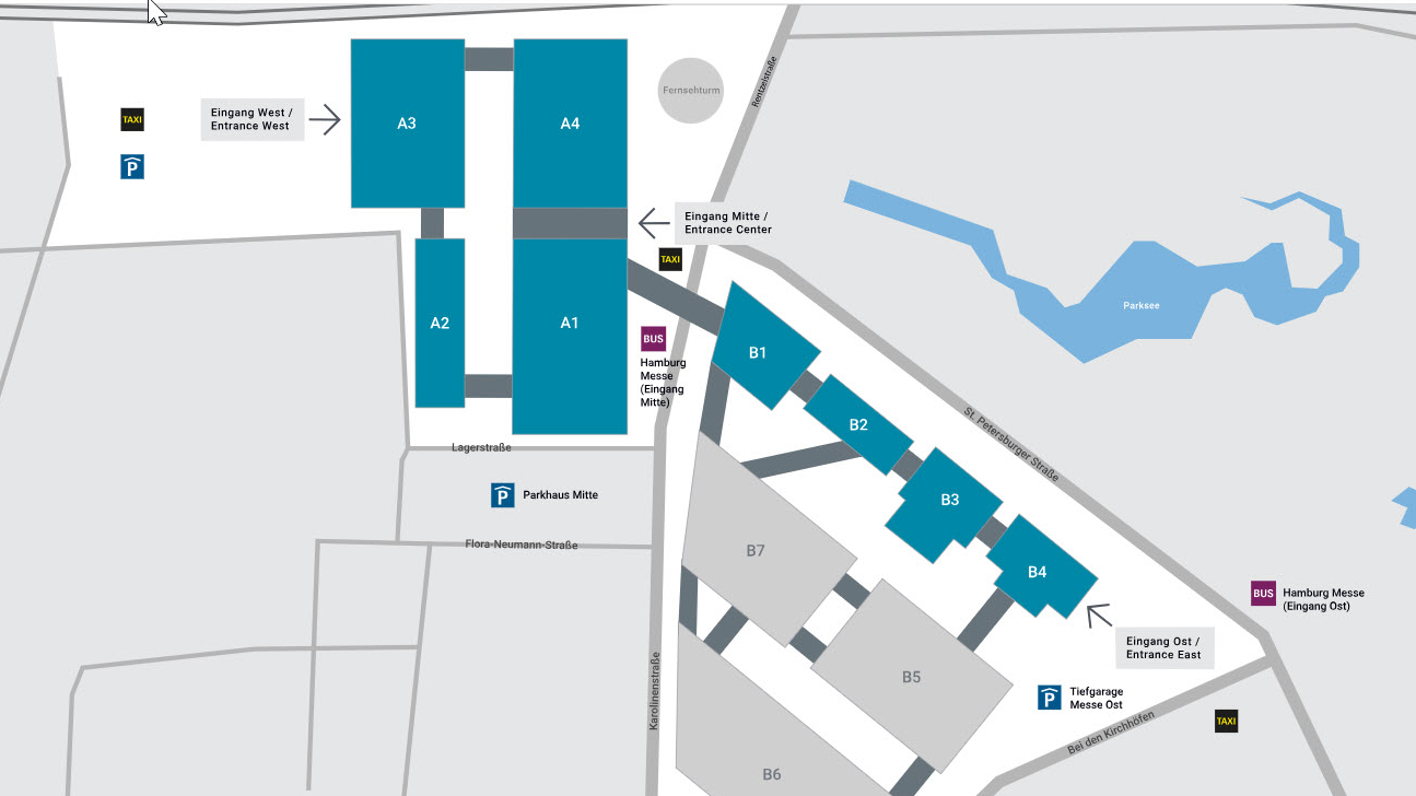 Interactive hall plan