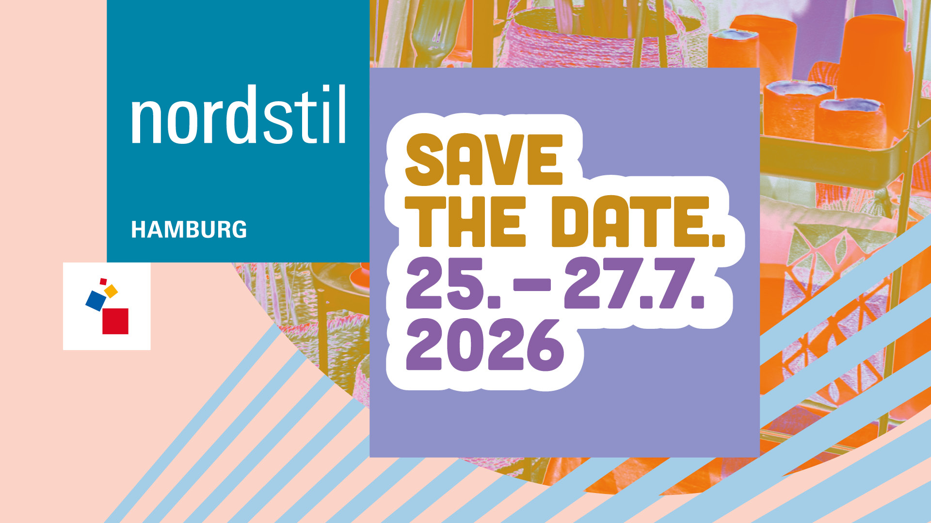 Grafik Save the Date Nordstil Sommer 2026
