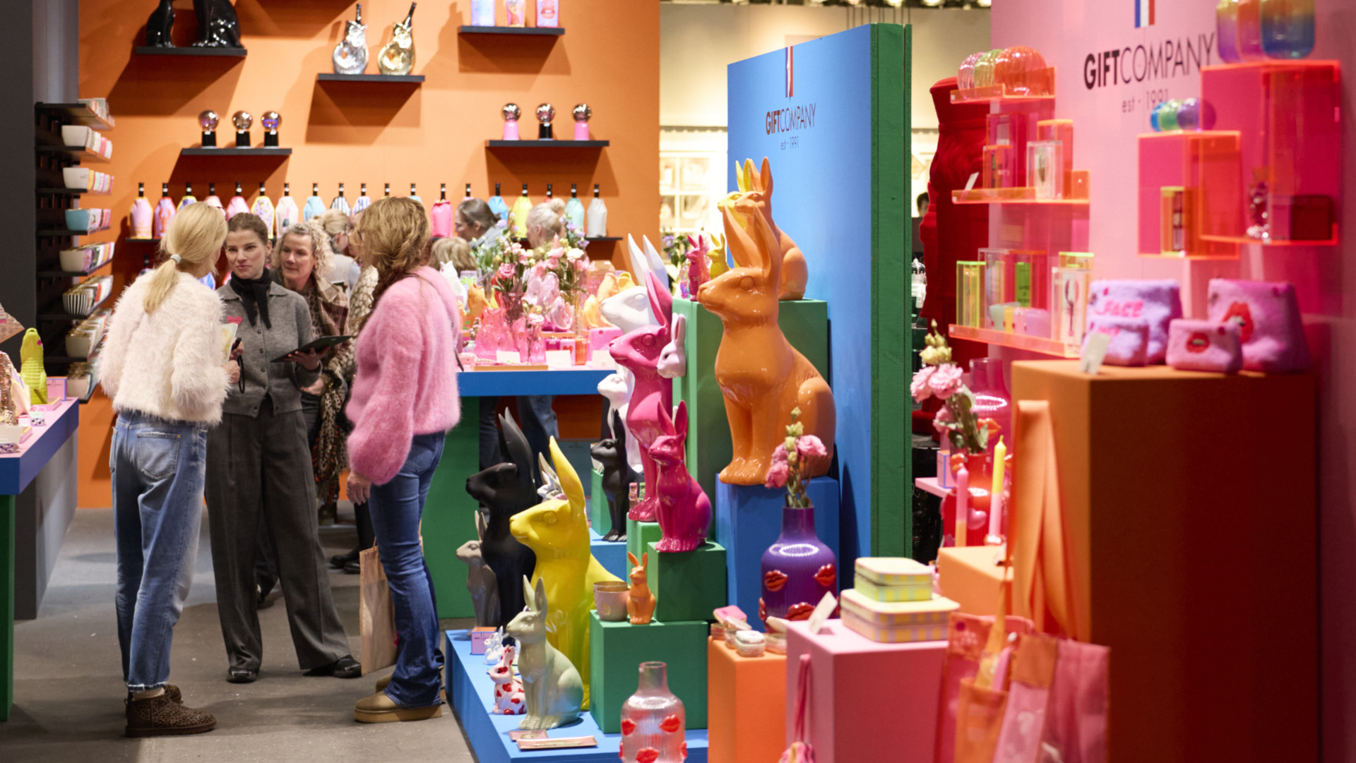 Visitors and exhibitors at Nordstil