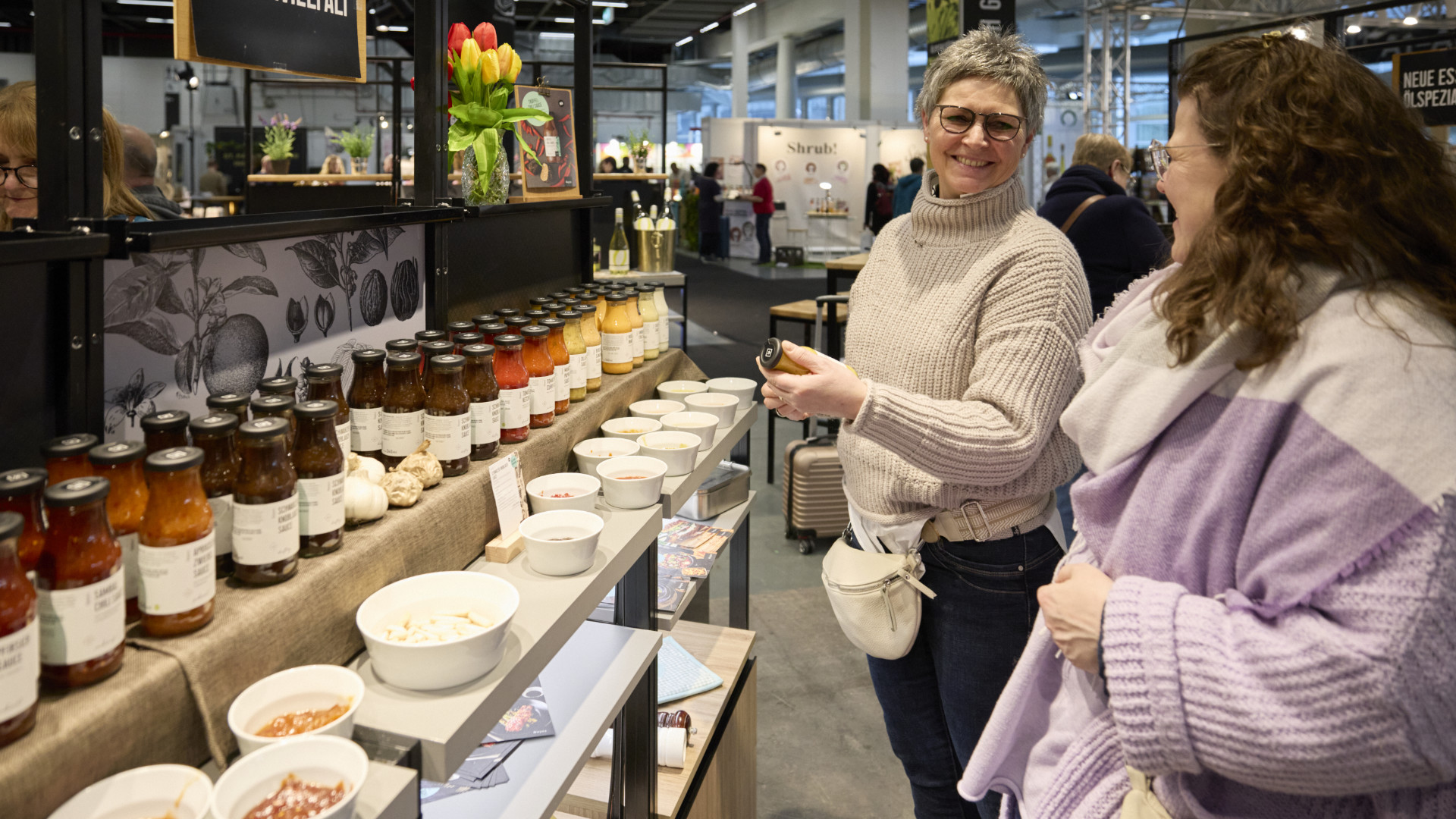 Fachbesucher auf der Nordstil Winter
