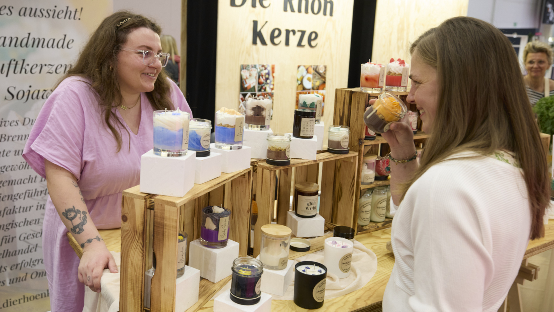 Verkaufsgespräch auf der Nordstil